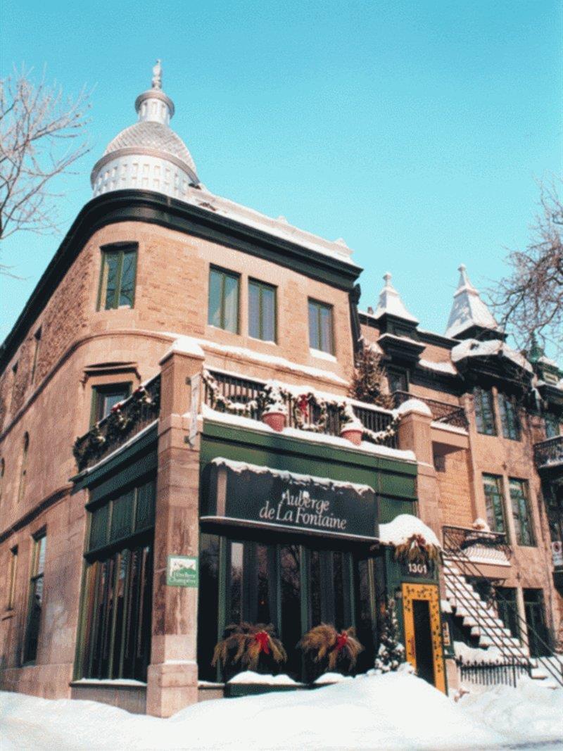 Auberge De La Fontaine Hotel Montreal Exterior photo